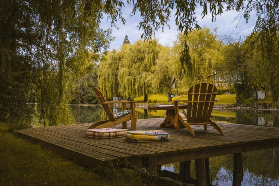Le Chalet Du Bout Du Monde, En Bord De Riviere ! Grez-sur-Loing 外观 照片